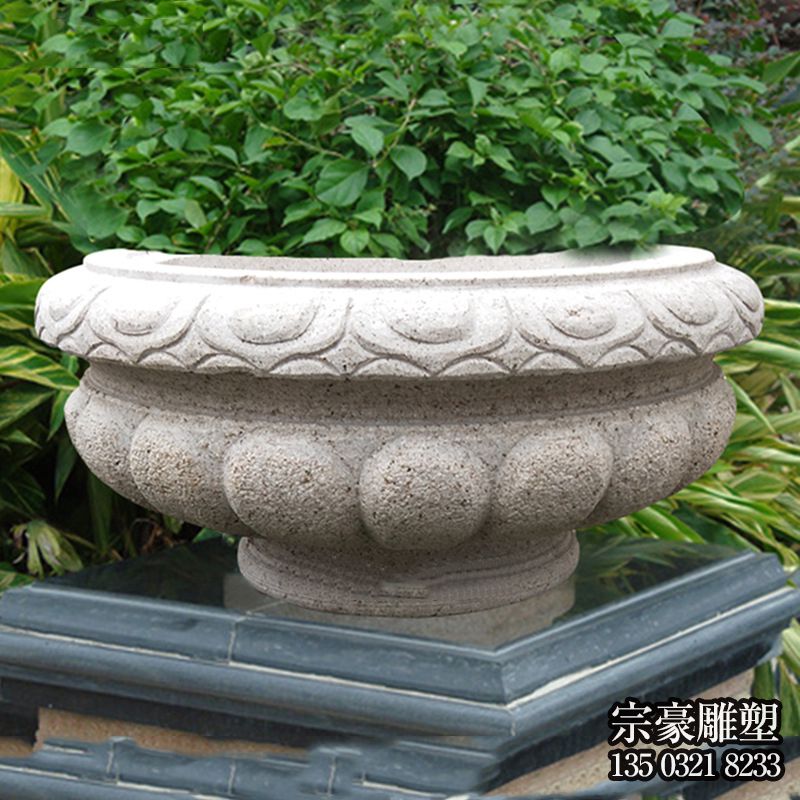 欧式小区石雕花盆 欧式小区石雕花盆