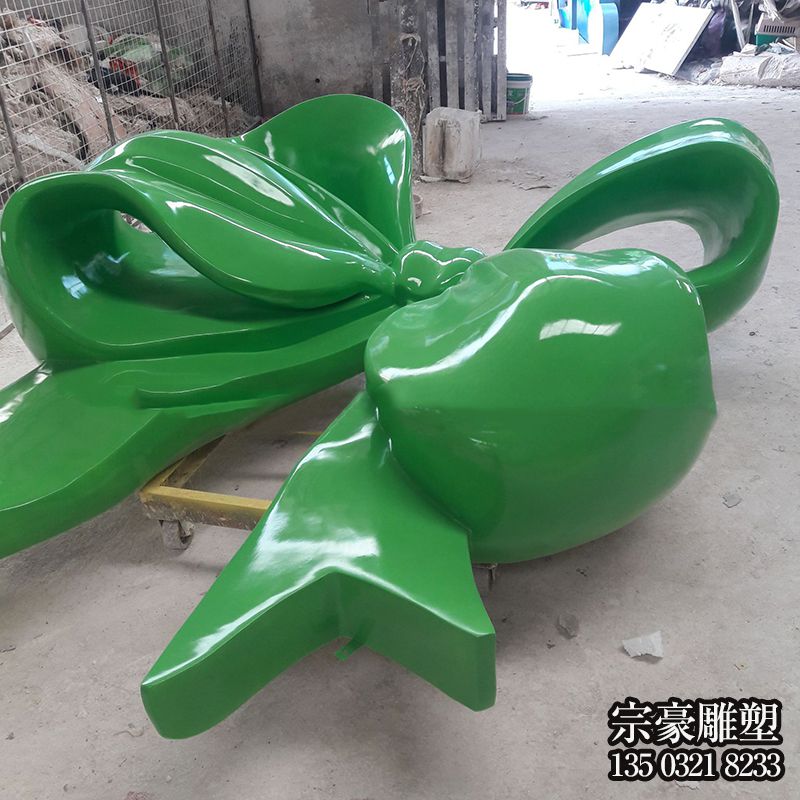 玻璃钢大型蝴蝶结雕塑 玻璃钢大型蝴蝶结雕塑