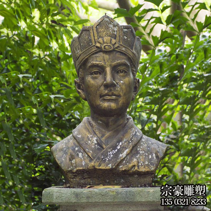 中国历史名人铸铜胸像雕塑 中国历史名人铸铜胸像雕塑