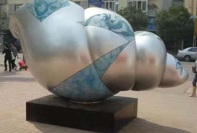 不锈钢海螺景观雕塑