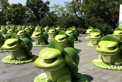 玻璃钢忍者神龟卡通人物雕塑摆件